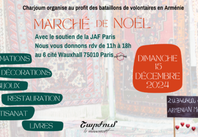 Journée de solidarité avec les bataillons de volontaires en Armenie- Marché de Noël