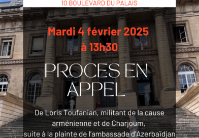 Mardi 4 février 2025 à 13h30: La cause arménienne en procès.